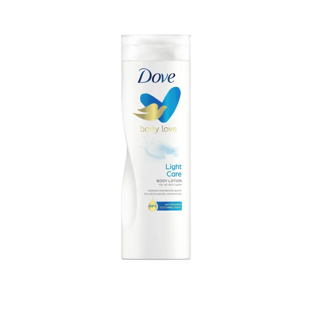 DOVE BOQY LOVE LIGHT CARE BODY LOTION 400ML