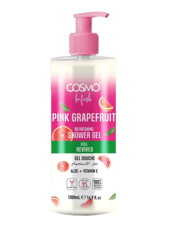 COSMO PINK GRAPEFRUIT SHOWER GEL FEEL REVIVED 1L
