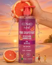 COSMO PINK GRAPEFRUIT SHOWER GEL FEEL REVIVED 1L