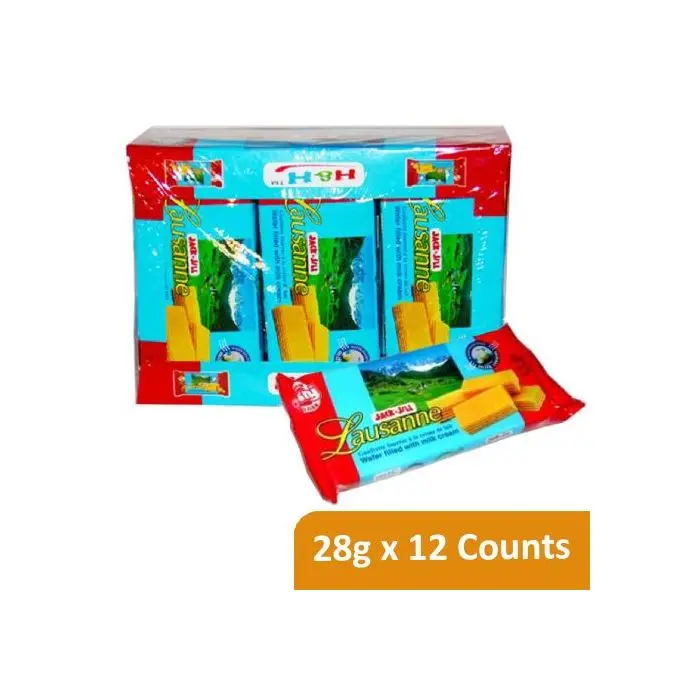 JACK JILL LAUSANE GAUFRETTE FOURRE A LA CREME DE LAIT 12PACKS