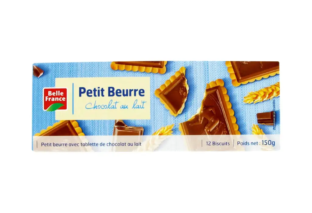 BELLE FRANCE PETIT BEURRE CHOCOLAT AU LAIT 150G