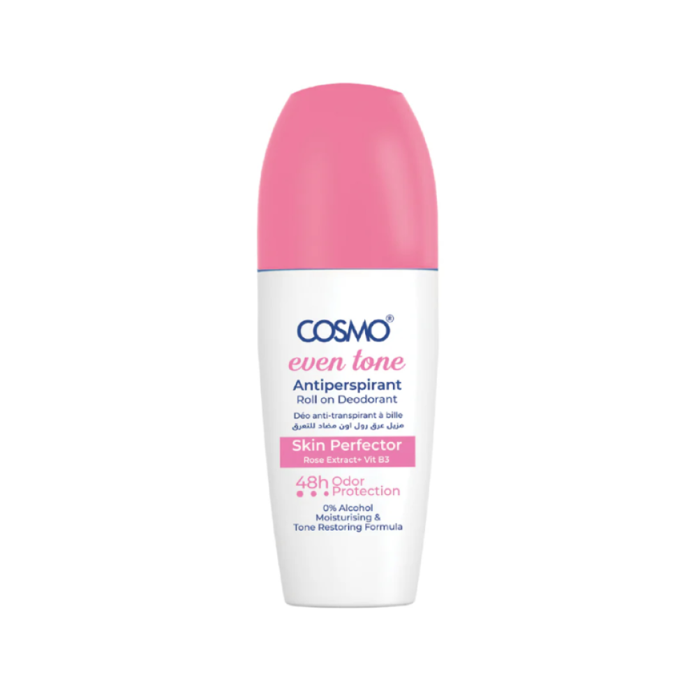COSMO EVEN TONE ANTIPERSPIRANT ROLL ON DEODORANT SKIN PERFECTOR 48H ODOR PROTECTION 50ML