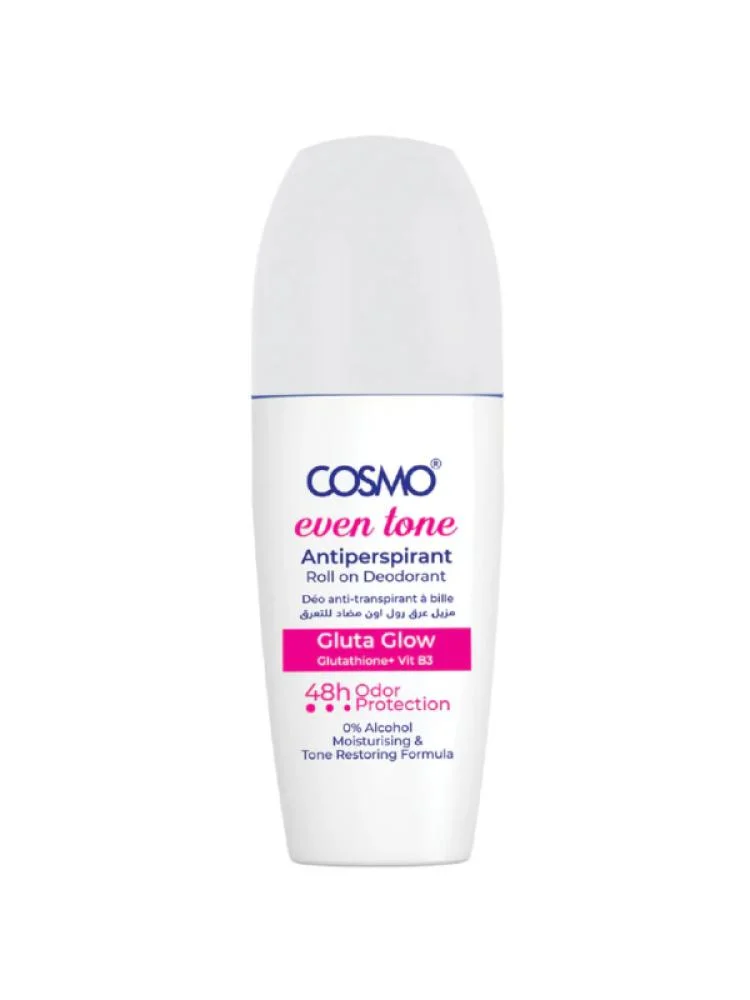 COSMO EVEN TONE ANTIPERSPIRANT ROLL DEODORANT GLUTA GLOW 48H 50ML