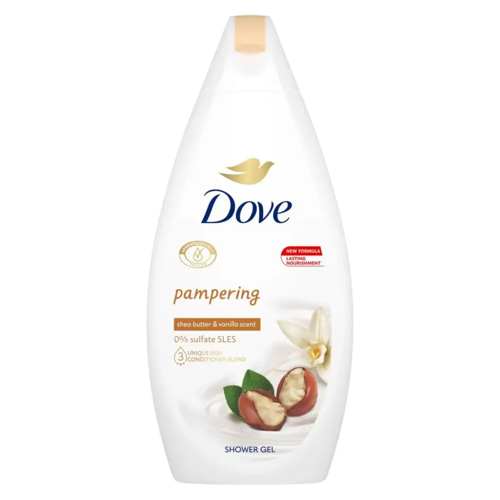DOVE PURELY PAMPERING BODY WASH 500ML