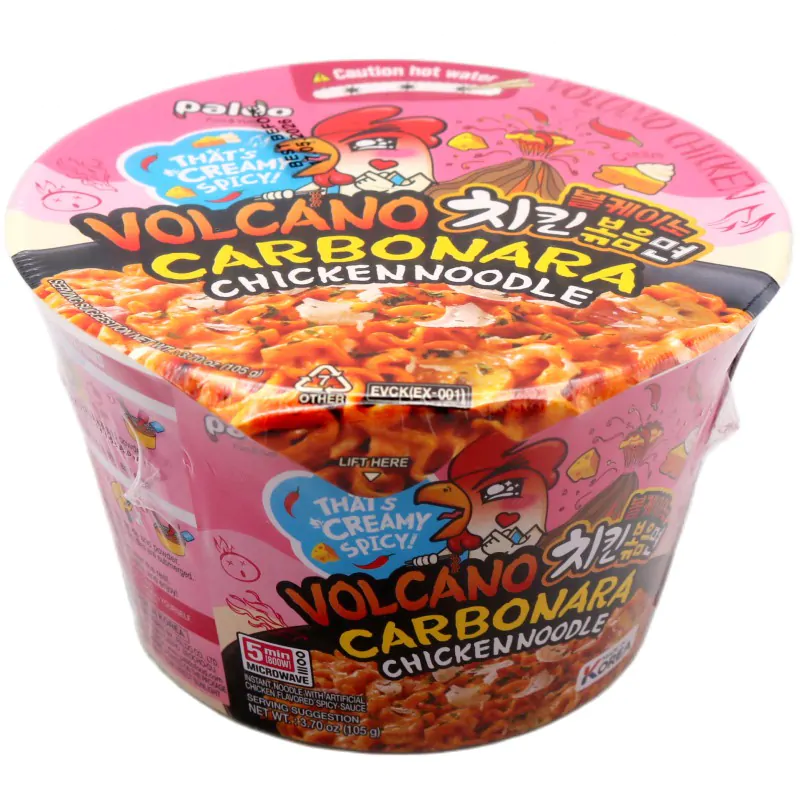 PALDO VOLCANO CARBONARA CHICKEN NOODLE 105G