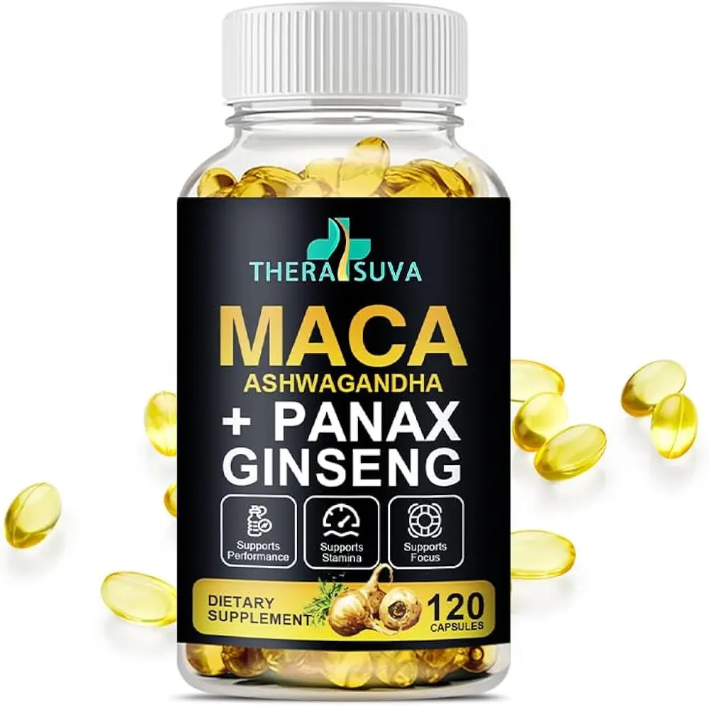MENXI MACA ASHWAGANDHA + PANAX GINSENG 120CAPSULES