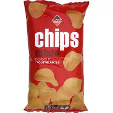 CHIPS NATURE BLONDES ET CROUSTILLANTES 6X30G