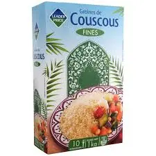 LEADERPRICE GRAIN COUSCOUS FIN 1KG