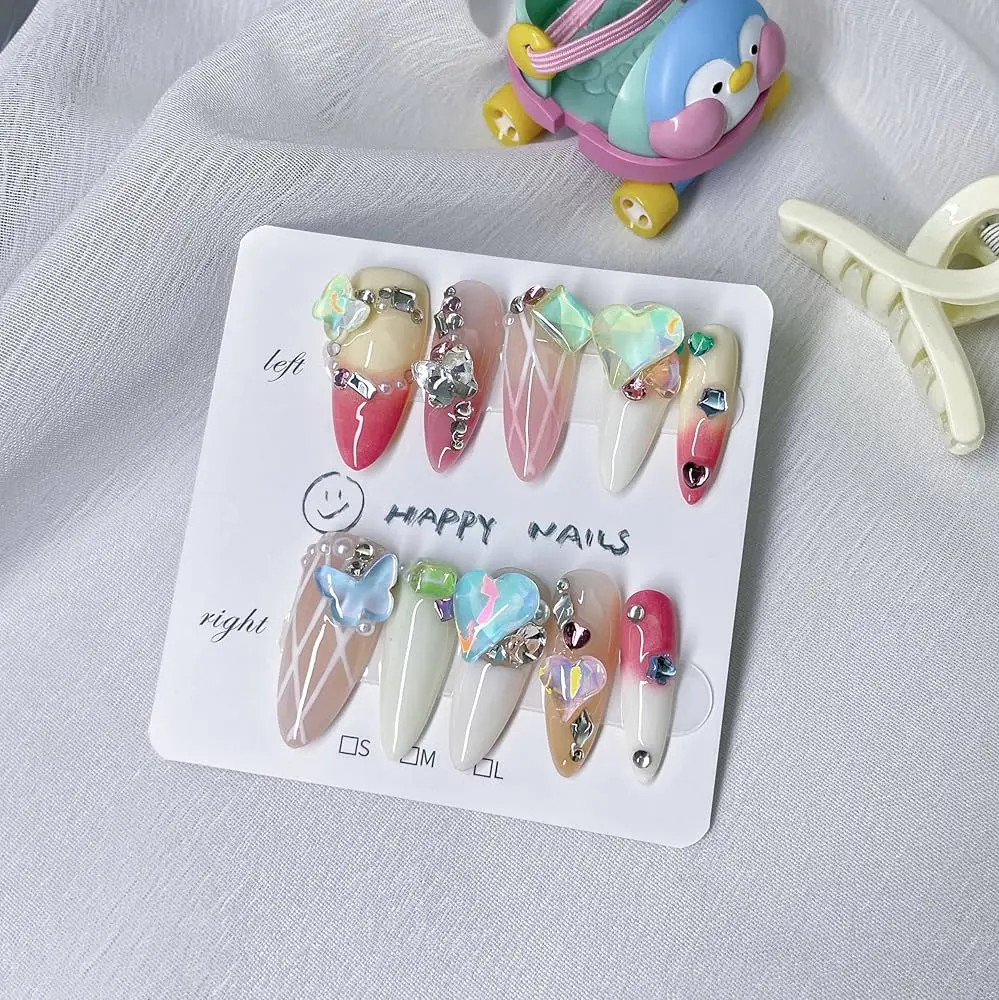 LUXURY HAND MADE NAILS FAUX ONGLES