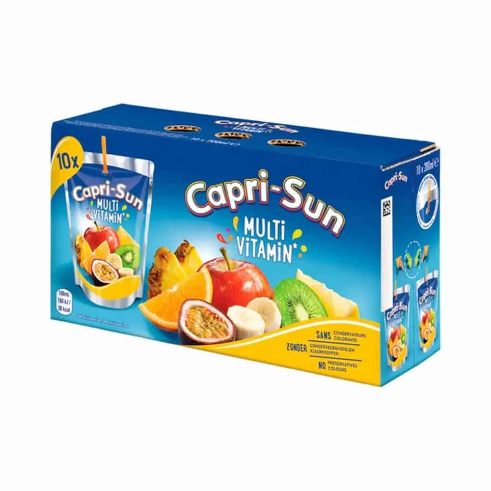 CAPRI-SUN SANS AROMES ARTIFICIELS MULTIFRUITS 10X200ML