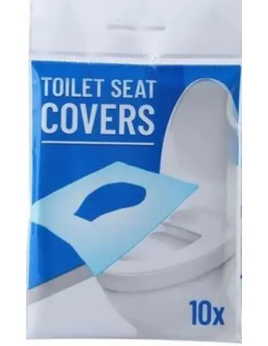 TOILET SEAT COVERS DISPOSABLE 1PACK 10 SHEETS