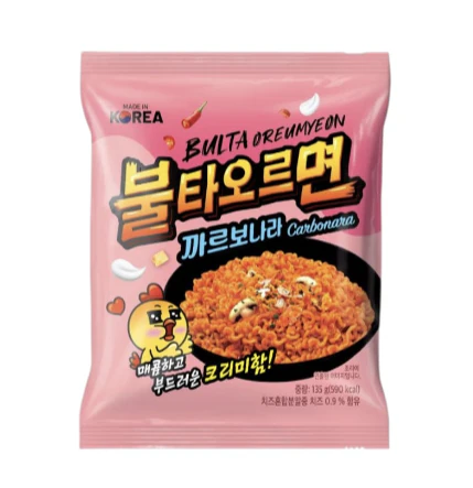 KOREA BULTA OREUMYEON CARBONARA NOUILLES 135G