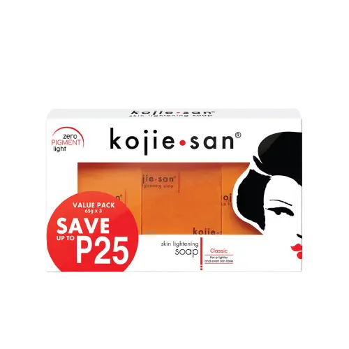 KOJIE SAN SKIN LIGHTENING SOAP SAVE UP TO P25 65G×3