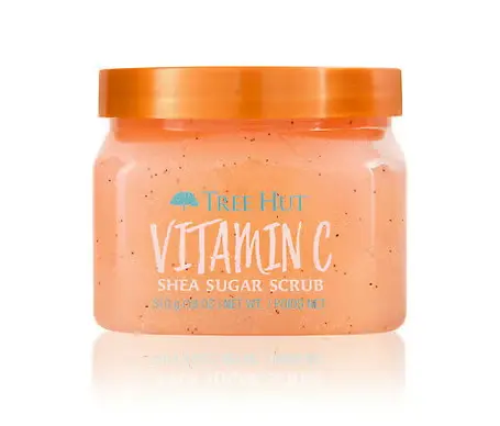 TREE HUT VITAMIN C SHEA SUGAR SCRUB MADE WITH SHEA BUTTER GOMMAGE 510G