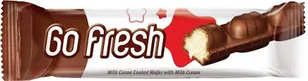 GO FRESH COCOA COATED WAFER WITH MILK CREAM 25G
