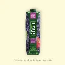 IFRUIT BOISSON AUX JUS DE FUITS ET LEGUMES POMME RAISIN MURE CAROTTE 33CL