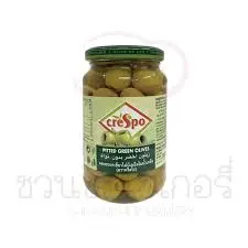 CRESPO OLIVES VERTES DENOYAUTEES EN SAUMURE 160G