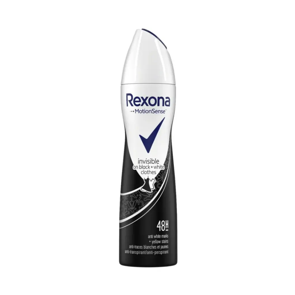 REXONA MOTIONSENSE INVISIBLE ON BLACK+WHITE CLOTHES 48H ANTI-TRANSPIRANT 200ML