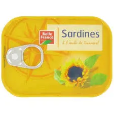 BELLE FRANCE SARDINES A L'HUILE DE TOURNESOL 135G