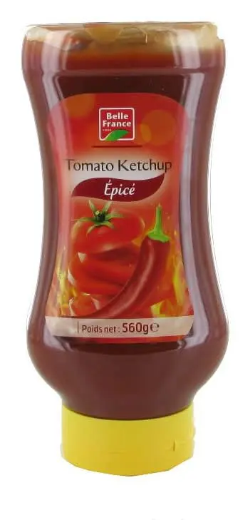 BELLE FRANCE TOMATO KETCHUP EPICE 560G