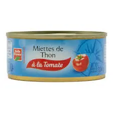 BELLE FRANCE MIETTES DE THON A LA TOMATE 160G