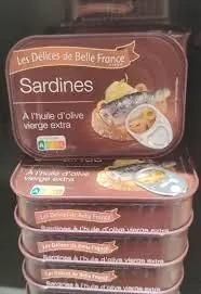 SARDINES A L'HUILE D'OLIVE VIERGE EXTRA 135G