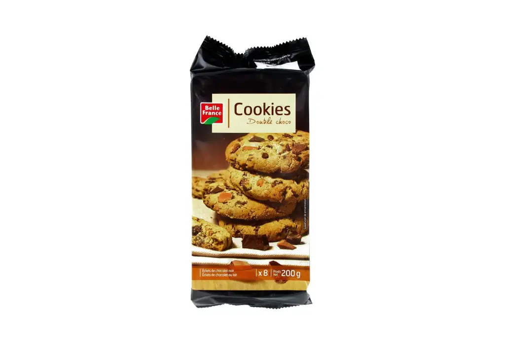 BELLE FRANCE COOKIES DOUBLE CHOCO 200G