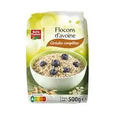BELLE FRANCE FLOCONS D'AVOINE CEREALES COMPLETES 500G