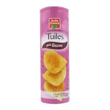 BELLE FRANCE TUILES GOUT BACON 170G
