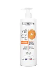 EVOLUDERM LAIT CORPS HYDRATANT ECLAT VITAMINE C 500ML