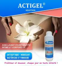 ACTIGEL ANTISEPTIQUE MOUSSANT SOIN LAVANT POUR TOILETTE INTIME ET CORPORELLE 250ML