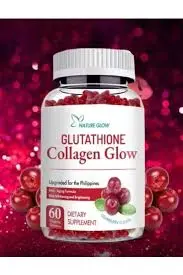 NATURE GLOW GLUTATHIONE COLLAGEN GLOW CRANBERRY FLAVOR 60 ORGANIC 