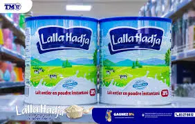 LALLA HADJA LAIT ENTIER EN POUDRE INTANTANE 28% 900G