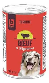 BONI TERRINE BOEUF ET LEGUMES 400G