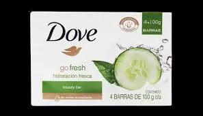 DOVE SAVON REFRESHING CUCUMBER 4X90G 