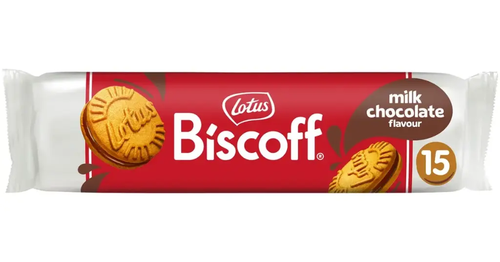 LOTUS BISCOFF MILK CHOCOLATE FLAVOUR 15× 150G