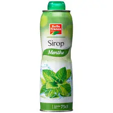 SIROP MENTHE BELLE FRANCE 75CL