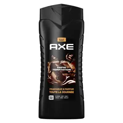 AXE DARK TEMPTATION FRAICHEUR ET PARFUM TOUTE LA JOURNEE 5EN1 GEL DOUCHE