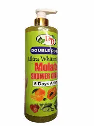 DD DOUBLE DOSE ULTRA WHITENING MOLATO SHOWER CREAM 5 DAYS ACTION PAPAYA ORANGE FRAISE CUMCUMBER ALOE VERA 1L