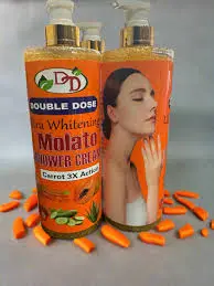 DD DOUBLE DOSE ULTRA WHITENING MOLATO SHOWER CREAM CARROT 3X ACTION 1L