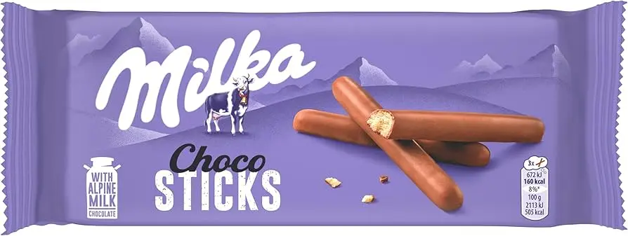 MILKA CHOCO STICKS 112G