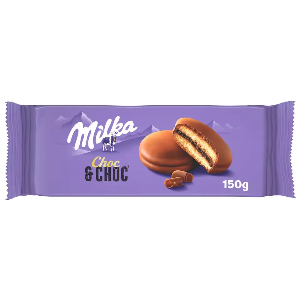 MILKA CHOC ET CHOC 150G