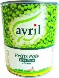 AVRIL PETITS POIS TRES FINS A L'ETUVEE 850ML