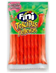 FINI TORCIDAS RELLENAS STYRAWBERRY FILLED 125G