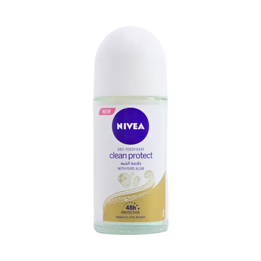 NIVEA CLEAN PROTECT WITH PURE ALUM ANTI-PERSPIRANT 48H 50ML
