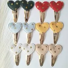 BARETTE PINCE EN COEUR