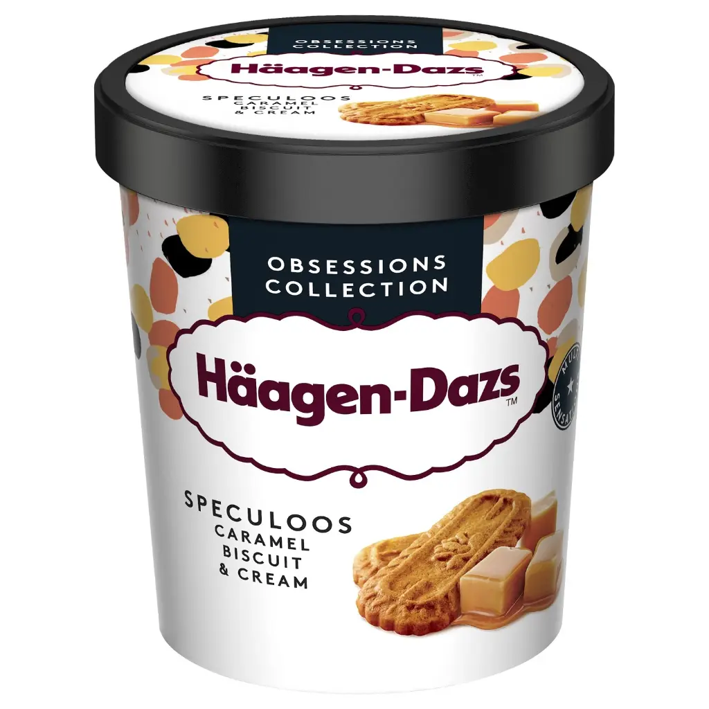 HAAGEN-DAZS CARAMEL BISCUIT ET CREAM SPECULOOS 460ML