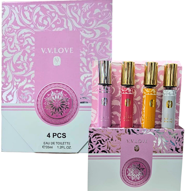 V.V.LOVE 4PCS EAU DE TOILETTE 35ML