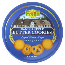 REAL FRESH CLASSIC DANISH STYLE BUTTER COOKIES 340G