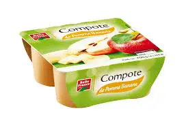 BELLE FRANCE COMPOTE POMME BANANE 400G(4×100G)
